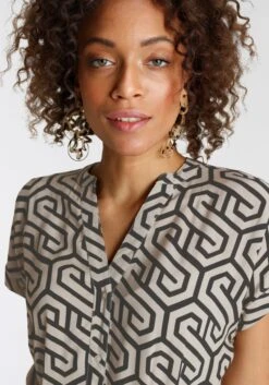 Tamaris Jurk Met Overhemdkraag In Midi Lengte (set, 2-delig, Met Een Bindceintuur) -TrendyTijd Verkoop tamaris jurk met overhemdkraag in midi lengte set 2 delig met een bindceintuur 3