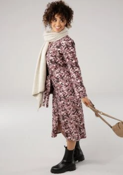 Tamaris Jurk Met Overhemdkraag Met Een Bindceintuur -TrendyTijd Verkoop tamaris jurk met overhemdkraag met een bindceintuur bruin 8