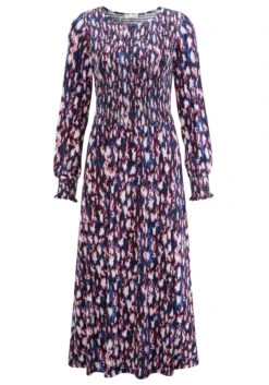 Tamaris Midi-jurk -TrendyTijd Verkoop tamaris midi jurk blauw 4