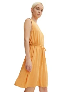 Only Mini-jurk ONLSUSANA-NEWARK COATED SLIM DRESS PNT -TrendyTijd Verkoop tom tailor denim blousejurkje oranje 4