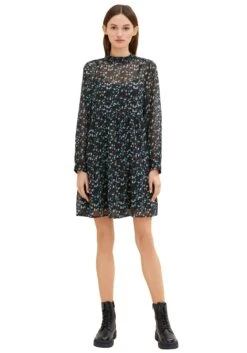 Tom Tailor Denim Chiffonjurk Mini-jurk Van Soepele Chiffon (1-delig) -TrendyTijd Verkoop tom tailor denim chiffonjurk mini jurk van soepele chiffon 1 delig 4