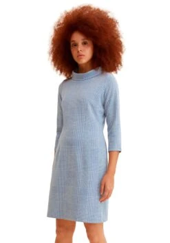 Vero Moda Gedessineerde Jurk VMLYDIA LS SHORT DRESS WVN 29 Vero Moda Gedessineerde Jurk VMLYDIA LS SHORT DRESS WVN -TrendyTijd Verkoop tom tailor jerseyjurk blauw 2