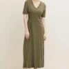 Tom Tailor Maxi-jurk -TrendyTijd Verkoop tom tailor maxi jurk groen