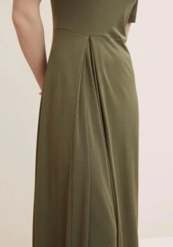 Tom Tailor Maxi-jurk -TrendyTijd Verkoop tom tailor maxi jurk groen 2