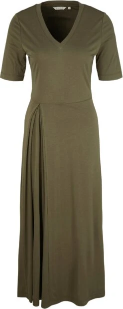 Tom Tailor Maxi-jurk -TrendyTijd Verkoop tom tailor maxi jurk groen 3