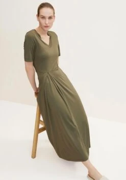 Tom Tailor Maxi-jurk -TrendyTijd Verkoop tom tailor maxi jurk groen 5