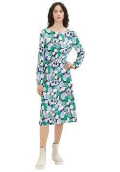 Tom Tailor Midi-jurk -TrendyTijd Verkoop tom tailor midi jurk groen 3
