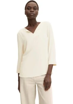 Cecil Gedessineerde Jurk -TrendyTijd Verkoop tom tailor tuniekshirt met ingesneden hals beige