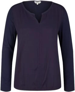 Only Mini-jurk ONLCONFIDENCE L/S SEQUINS DRESS JRS -TrendyTijd Verkoop tom tailor tuniekshirt met ingesneden ronde hals blauw