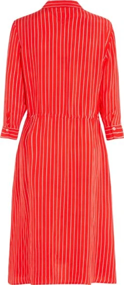Tommy Hilfiger Curve Jurk Met Overhemdkraag CRV CUPRO ROPE ST SHIRT DRESS -TrendyTijd Verkoop tommy hilfiger curve jurk met overhemdkraag crv cupro rope st shirt dress 2