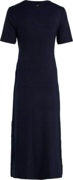 Tommy Hilfiger Curve Midi-jurk CRV VIS/EA C-NK KNOT MIDI DRS SS -TrendyTijd Verkoop tommy hilfiger curve midi jurk crv vis ea c nk knot midi drs ss 2
