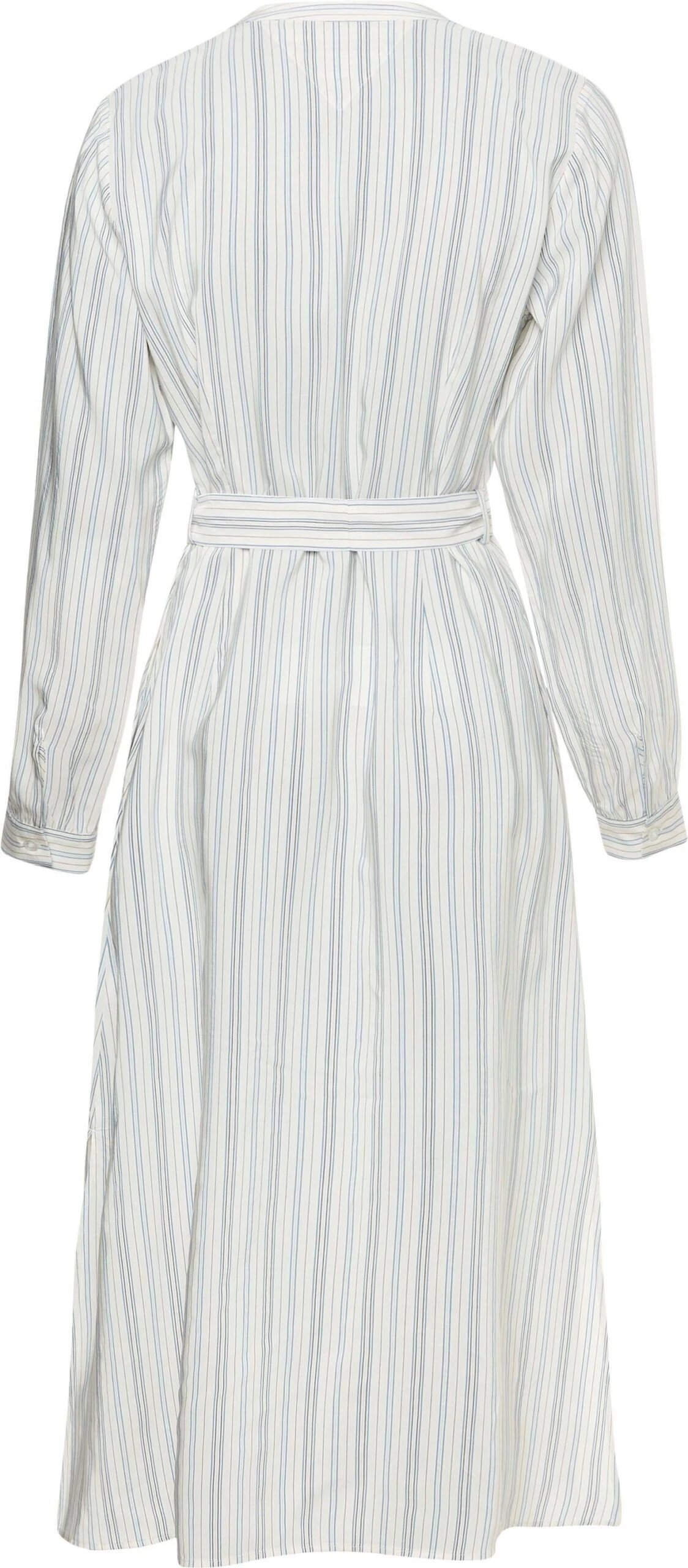 Tommy Hilfiger Curve Midi-jurk CRV VIS STRIPE SHIRT DRESS LS 6 Tommy Hilfiger Curve Midi-jurk CRV VIS STRIPE SHIRT DRESS LS - Afbeelding 4