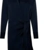 Tommy Hilfiger Curve Mini-jurk CRV CREPE KNOTTED SHIRT DRESS LS -TrendyTijd Verkoop tommy hilfiger curve mini jurk crv crepe knotted shirt dress ls 2