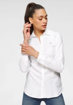 Calvin Klein Jurk Met Overhemdkraag RECYCLED CDC SHIRT DRESS -TrendyTijd Verkoop tommy hilfiger overhemdblouse heritage regular fit shirt in hoogwaardige oxford kwaliteit met tommy hilfiger merklabel wit