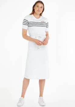 ONLY CARMAKOMA Maxi-jurk CARAPRIL LIFE SS STRING MAXI DRESS -TrendyTijd Verkoop tommy hilfiger shirtjurk reg stripe emb midi c nk drs ss 1