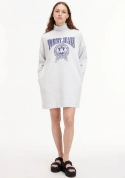 Only Mini-jurk ONLMIA BIKER DRESS CC OTW -TrendyTijd Verkoop tommy jeans sweatjurk tjw varsity hwk mock neck dress 1