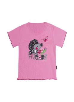 Klitzeklein Jurk, Broek & Hoofddoek Babyset Gemaakt Van Biologisch Katoen (voordeelset, 3-delig, Babymeisje) -TrendyTijd Verkoop trigema t shirt met schattig egel motief roze