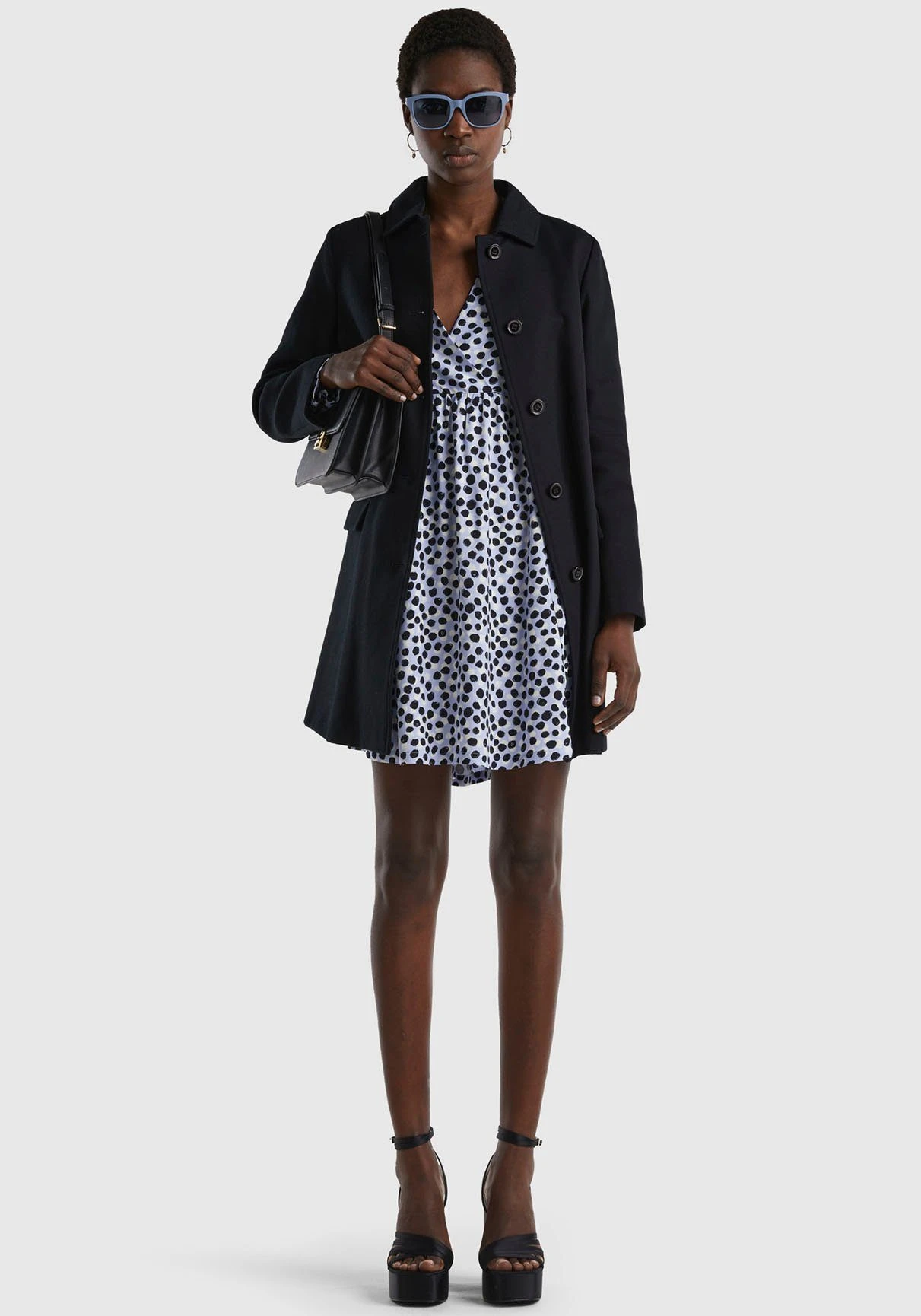 United Colors Of Benetton Mini-jurk DRESS Woven 5 United Colors Of Benetton Mini-jurk DRESS Woven - Afbeelding 3