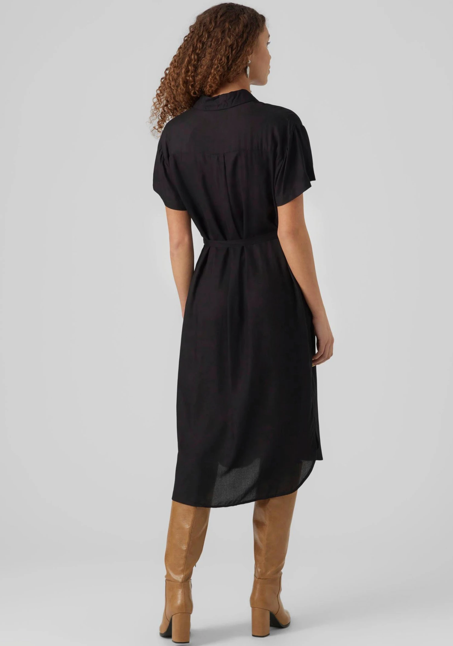 Vero Moda Jurk Met Overhemdkraag VMBUMPY SS CALF SHIRT DRESS NOOS 4 Vero Moda Jurk Met Overhemdkraag VMBUMPY SS CALF SHIRT DRESS NOOS - Afbeelding 2