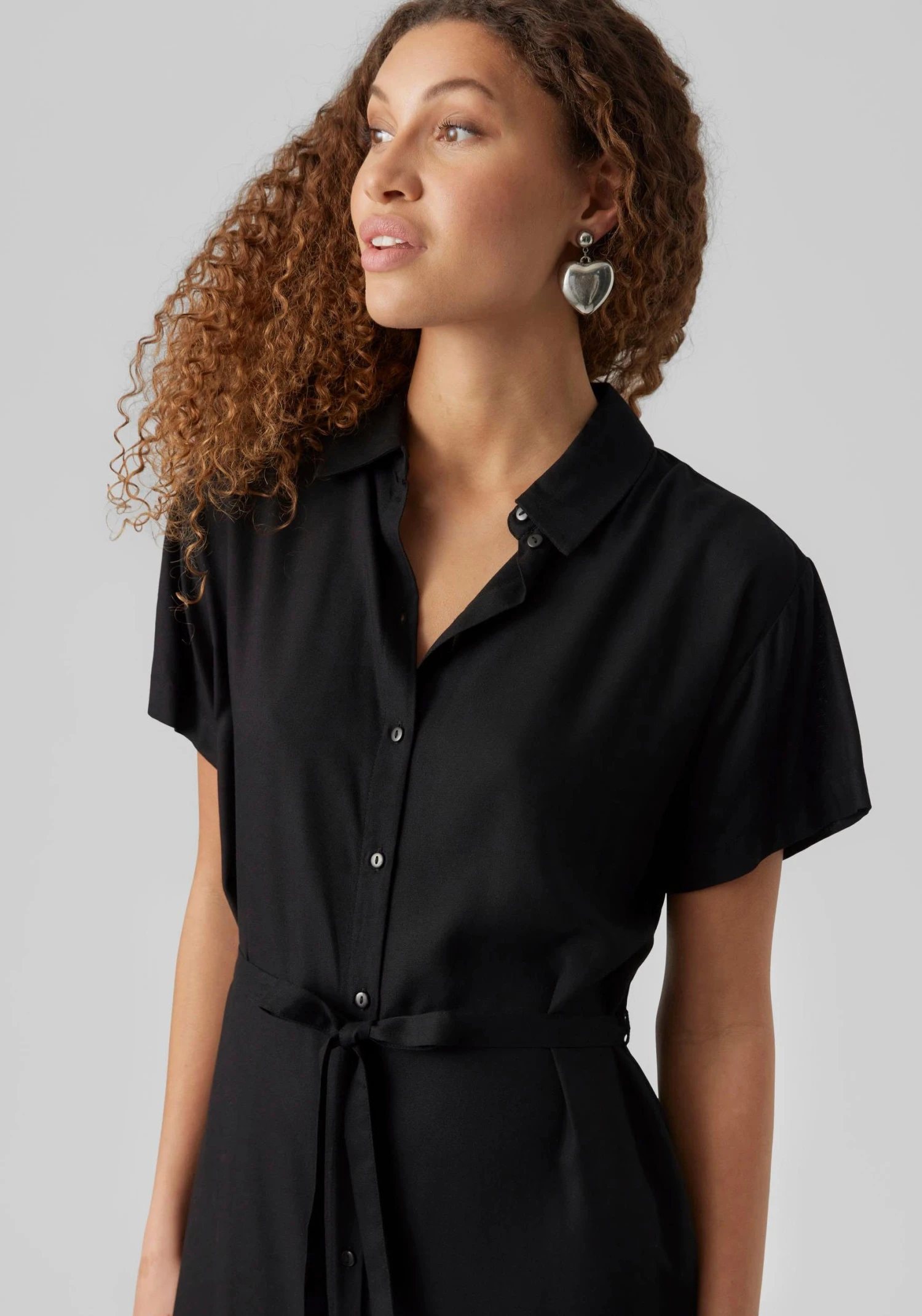 Vero Moda Jurk Met Overhemdkraag VMBUMPY SS CALF SHIRT DRESS NOOS 5 Vero Moda Jurk Met Overhemdkraag VMBUMPY SS CALF SHIRT DRESS NOOS - Afbeelding 3