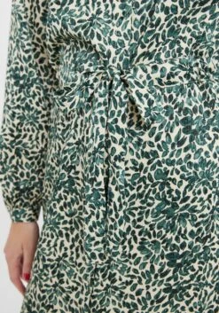 Vero Moda Jurk Met Overhemdkraag VMJLOE L/S 7/8 SHIRT DRESS WVN -TrendyTijd Verkoop vero moda jurk met overhemdkraag vmjloe l s 7 8 shirt dress wvn groen 2