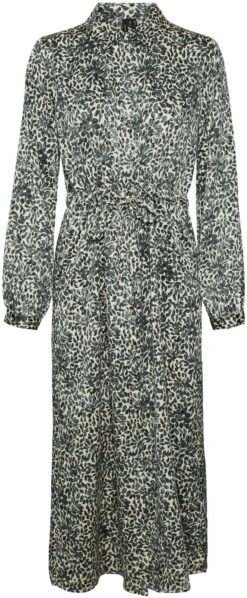 Vero Moda Jurk Met Overhemdkraag VMJLOE L/S 7/8 SHIRT DRESS WVN -TrendyTijd Verkoop vero moda jurk met overhemdkraag vmjloe l s 7 8 shirt dress wvn groen 4