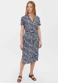 Vero Moda Jurk Met Overhemdkraag VMVICA S/S SHIRT DRESS