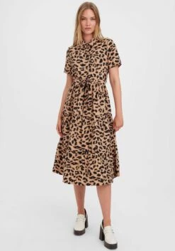 Vero Moda Midi-jurk VMANEA SS CALF DRESS WVN