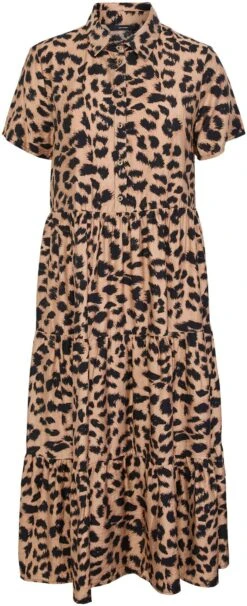 Vero Moda Midi-jurk VMANEA SS CALF DRESS WVN -TrendyTijd Verkoop vero moda midi jurk vmanea ss calf dress wvn bruin 5