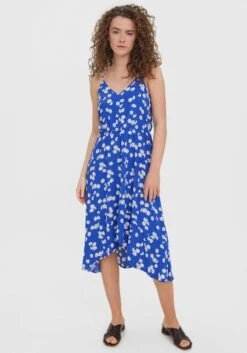 Masai Midi-jurk Nybitten Ruimvallend Zonder Sluiting 30 Masai Midi-jurk Nybitten Ruimvallend Zonder Sluiting -TrendyTijd Verkoop vero moda midi jurk vmcatch singlet calf dress wvn blauw 2