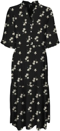 Vero Moda Midi-jurk VMEASY 2/4 FRL CALF DRESS R1 WVN GA