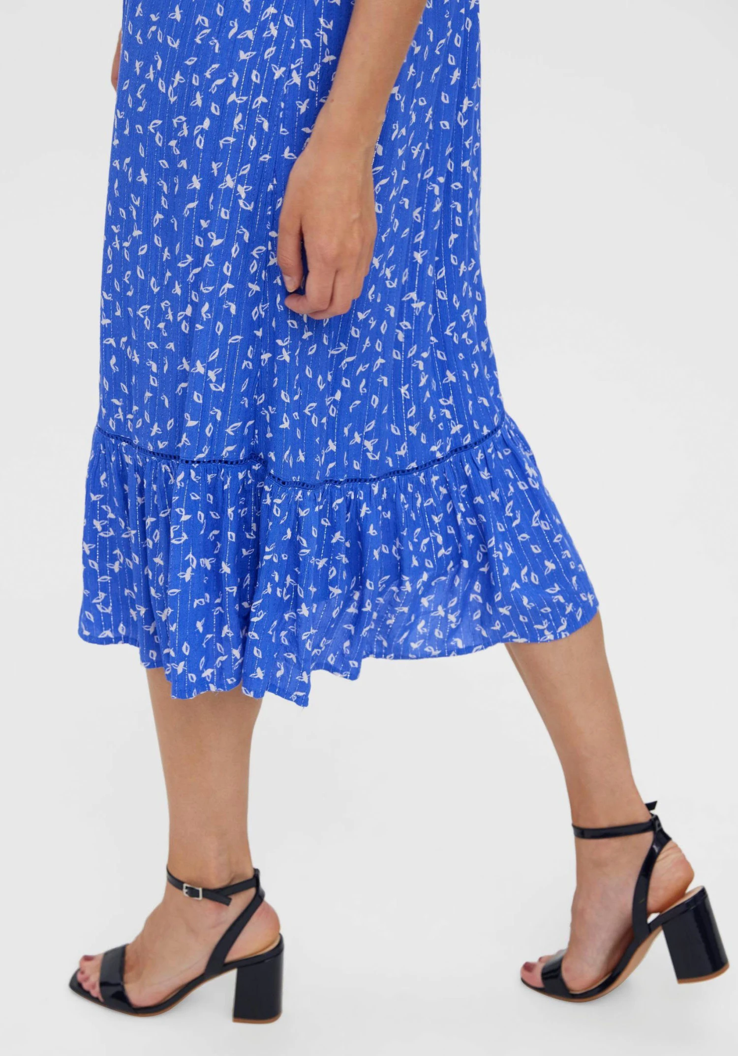 Vero Moda Midi-jurk VMTIRZA S/S CALF DRESS WVN 5 Vero Moda Midi-jurk VMTIRZA S/S CALF DRESS WVN - Afbeelding 3