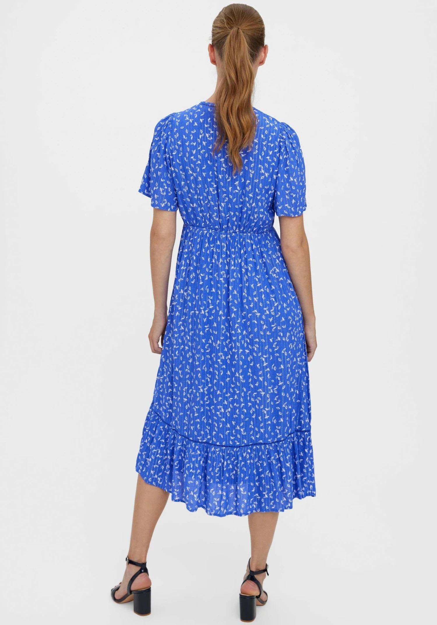Vero Moda Midi-jurk VMTIRZA S/S CALF DRESS WVN 8 Vero Moda Midi-jurk VMTIRZA S/S CALF DRESS WVN - Afbeelding 6