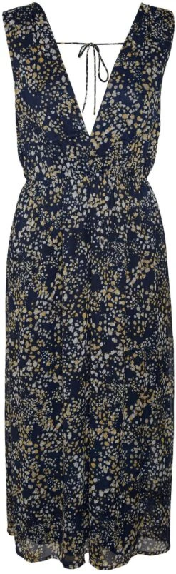 Tommy Hilfiger Curve Midi-jurk CRV REG STRIPE MIDI O-NK DRS SS (set, Met Bindstrik) -TrendyTijd Verkoop vero moda zomerjurk vmdora kaya sl 7 8 dress wvn ga 3