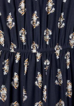 Vivance Maxi-jurk Met Randprint -TrendyTijd Verkoop vivance maxi jurk met randprint blauw 4