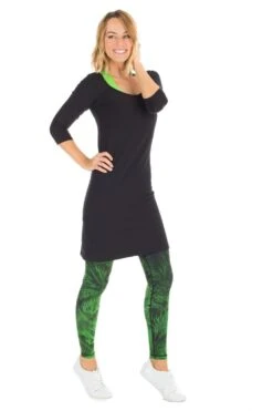 Winshape Jurk In A-lijn WK2 3/4-mouw -TrendyTijd Verkoop winshape jurk in a lijn wk2 3 4 mouw zwart 3