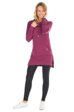 Winshape Mini-jurk WK1 Met Kangoeroezak -TrendyTijd Verkoop winshape mini jurk wk1 met kangoeroezak rood 2