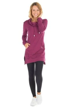 Winshape Mini-jurk WK1 Met Kangoeroezak -TrendyTijd Verkoop winshape mini jurk wk1 met kangoeroezak rood 3