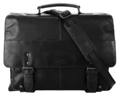 Laura Scott Jurk Met Overhemdkraag -TrendyTijd Verkoop x zone aktetas echt leder zwart 1