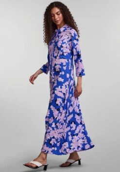 Y.A.S Jurk Met Overhemdkraag YASSAVANNA LONG SHIRT DRESS 25 Y.A.S Jurk Met Overhemdkraag YASSAVANNA LONG SHIRT DRESS -TrendyTijd Verkoop yas jurk met overhemdkraag yassavanna long shirt dress blauw 9