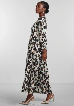 Y.A.S Midi-jurk YASALIRA 3/4 LONG DRESS -TrendyTijd Verkoop yas midi jurk yasalira 3 4 long dress groen 6