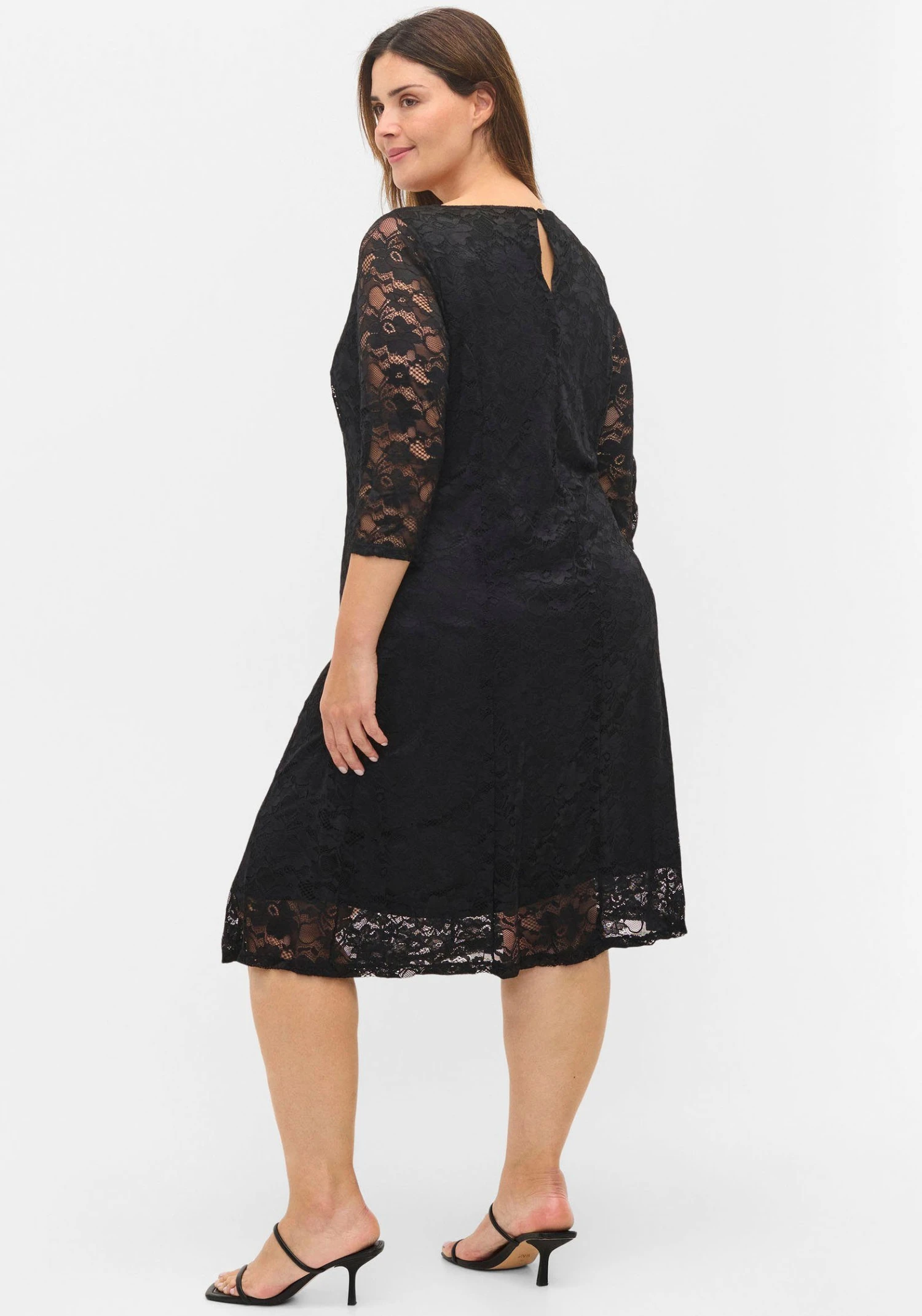 Zizzi Kanten Jurk EBONNIE 4 Zizzi Kanten Jurk EBONNIE - Afbeelding 2