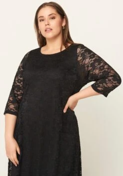 Zizzi Kanten Jurk EBONNIE 24 Zizzi Kanten Jurk EBONNIE -TrendyTijd Verkoop zizzi kanten jurk ebonnie 3