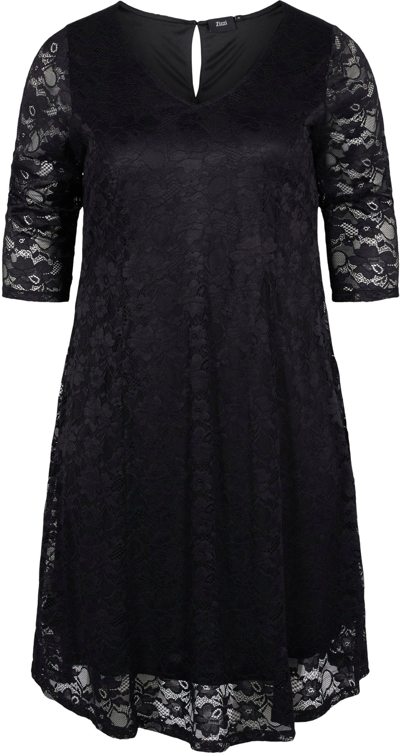 Zizzi Kanten Jurk EBONNIE 7 Zizzi Kanten Jurk EBONNIE - Afbeelding 5