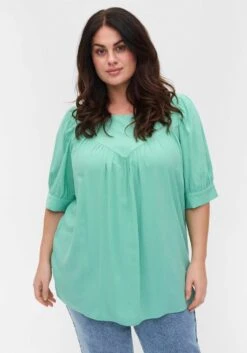 Marc O'Polo Jurk Met Overhemdkraag -TrendyTijd Verkoop zizzi rucheblouse blouse ruffles met ruches inzet groen